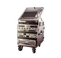 GATOR GRC-12X10 PU кейс, пластик, черный, 12U верх, 10U фронт, компактный, откидная крышка