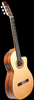 PRUDENCIO SAEZ 7-CW (90) Fishman Prefix Pro гитара классическая электроакустическая с вырезом