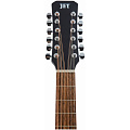 JET JDEC-255/12 BKS  12-струнная электроакустическая гитара с вырезом, цвет черный