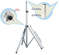 SOUNDKING DB021W стойка для акустических систем, 2,2 м, 60 кг, алюминий, узлы стальные