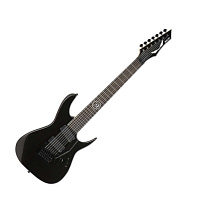 Dean RC7X MBK Rusty Cooley  7-струнная электрогитара типа "Ibanez", 24 лада, 25 1/2", HH, 1V, цвет черный