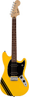 FENDER SQUIER FSR BULLET MUSTANG HH COMP GFY электрогитара, цвет желтый с черной полосой