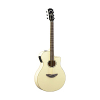 Yamaha APX600VWH  акустическая гитара со звукоснимателем, цвет VINTAGE WHITE