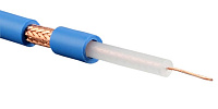 Canare LV-61S BLU  Кабель коаксиальный RG-59 (75 Ом), жила - 24 AWG(0.6 mm, медь, многожильный), внеш. диам- 6.1 мм, экран (оплетка 95%), легкий, гибкий, синий