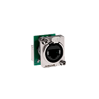 AVCLINK E8FDP Адаптер проходной, RJ45 гнездо - RJ45 гнездо, установка на панель, тип D