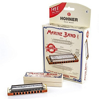HOHNER Marine Band 125th Anniversary M202101X Юбилейная губная гармоника, тональность C
