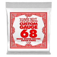 Ernie Ball 1168 струна для электрогитары. Никель. калибр .068