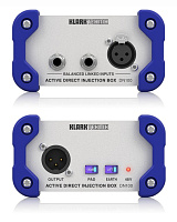 KLARK TEKNIK DN100 V2 одноканальный активный Di-box с трансформаторной развязкой, параллельные входы 2xTRS Jack и XLR, выход XLR