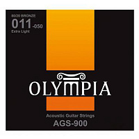 Olympia AGS900 струны для акустической гитары, Bronze, калибр: 11-15-23w-30-39-50