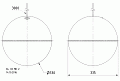 Visaton KL 33 MK 2/100V + 4 OHM сферический громкоговоритель, 33 см, 1хНЧ + 4хСЧ динамика, 50 Вт, 100 В + 4 Ом