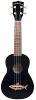 KALA MK-SS/BLK MAKALA SHARK, SOPRANO UKULELE, BLACKTIP укулеле сопрано, цвет черный