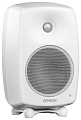 Genelec G Three BW активная 2-полосная АС. НЧ 5" 50 Вт, ВЧ 0.75" 50 Вт. Подставки. Входы: аналоговый RCA, XLR. Макс. SPL 104 дБ, 47 Гц - 25 кГц (-6 дБ). Кроссовер 3000 Гц. Размеры (ВхШхГ) 299х189х178 мм (с подставками). Вес 5.0 кг. Белая
