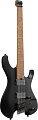 IBANEZ QX52-BKF безголовая электрогитара, 6 струн, HH, наклонные лады, цвет черный