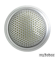 SHURE MX395AL/O плоский врезной всенаправленный конференц. микрофон, цвет алюминиевый.
