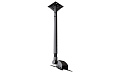 Wize C37XT Потолочное крепление для дисплеев 13"-37"+, VESA 75x75, 100x100, 200x100, 200x200 мм, (400x400 опционально, адаптер AD400) наклон 90°, поворот 360°, штанга опционально, нагрузка до 36 кг, черн.