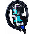 STANDS & CABLES SC-008B-5 Кабель акустический, спикон "папа" - спикон "папа", цвет черный, длина 5 метров
