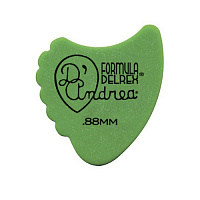D'Andrea RD390 .88MH  Медиатор гитарный, материал делрин, толщина 0.88 мм,  средне-жёсткий, серия Formula Delrex Non Standard, форма гребешок, упаковка 72 шт.