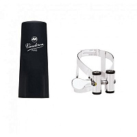 Vandoren LC61SP лигатура для кларнета Bb, MIO, серебряная с пластиковым колпачком