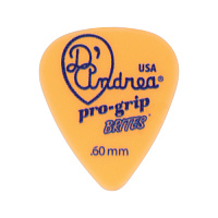D'Andrea RPGB351 .60TM  Медиатор гитарный, материал делрин, толщина 0.60 мм, средне-мягкий, серия Pro Grip Brites, форма стандартная, упаковка 72 шт.