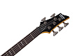 Schecter OMEN-5 BLK Бас-гитара пятиструнная, 2 звуконосителя, корпус липа, гриф клен/палисандр