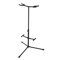 OnStage GS7255 универсальная стойка для 2-х инструментов (гитары, банджо), регулируемая по высоте