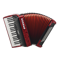 HOHNER The New Bravo III 80 red (A16431)  аккордеон 7/8, цвет красный