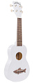 KALA MK-SS/WHT MAKALA SHARK, SOPRANO UKULELE, GREAT WHI укулеле сопрано, цвет белый