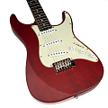 EART YMS-SG3 Trans Red электрогитара, цвет красный