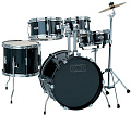 DRUMCRAFT DC Junior 2 Black JR2-BK Установка барабанная детская, тарелка 10", палочки, педаль