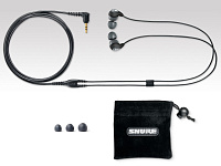 SHURE SE112-GR-E головные телефоны с одним драйвером, цвет серый