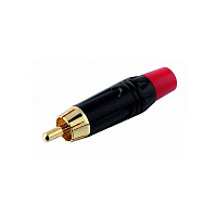 NordFolk NCR5746  разъем RCA ("тюльпан") под кабель диаметром 5-6 мм, металл, черный