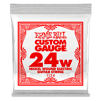 ERNIE BALL 1124 Nickel Wound .024  Струна одиночная для электрогитары Эрни Болл