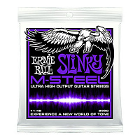 Ernie Ball 2920 струны для электрогитары M-STEEL Power Slinky (11-14-18p-28-38-48)