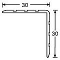 Adam Hall 6105  профиль алюминиевый 30х30 мм, угловой. Длина 4 м (цена за 1 м)
