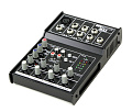 Invotone MX5  микшерный пульт, 1 микрофонный вход, ,XLR и балансный Jack,2 стерео входа