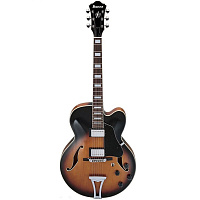 Ibanez AF75 BS  Полуакустическая электрогитара, цвет коричневый санберст
