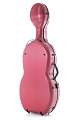 GEWA PURE CELLO CASE POLYCARBONATE 4.6 4/4 Red Кейс для виолончели контурный, карбон, цвет красный