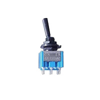Hosco H-ON-ON-B  Мини-тумблер 2-позиционный on-on, черный