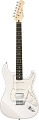 DONNER DST-152 Polar White электрогитара, цвет белый, чехол в комплекте