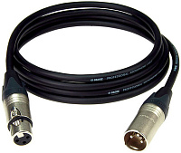 KLOTZ M1FM1N0750 готовый микрофонный кабель MY206, длина 7.5м, XLR/F Neutrik, металл - XLR/M Neutrik, металл