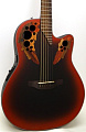 OVATION CE44-RRB Celebrity Elite Mid Cutaway Reversed Redburst электроакустическая гитара