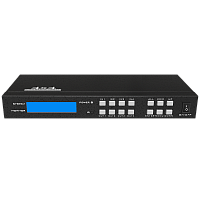 AVCLINK HM-44 Матричный коммутатор HDMI. Входы: 4 x HDMI. Выходы: 4 x HDMI. Максимальное разрешение 4K @ 60 Гц (4:4:4). Управление: кнопки, RS-232, ИК