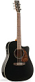 Norman PROTEGE B18 CW PRESYS Black+Кейс электроакустическая гитара Dreadnought, чёрный