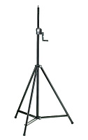 K&M 24610-009-55 стойка-элеватор для световых приборов, высота 1865-3040 мм, диаметр 35 мм, болт М10, нагрузка до 30 кг, сталь