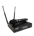 PROAUDIO WS-831HT  Радиосистема с ручным микрофоном, 160 частот, 655-679 МГц, сканер частот, синхронизация по IR, LCD дисплей, пилот-тон, алюминиевый кейс, крепления для установки в рэк