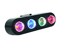 EUROLITE LED CPE-4 Flower effect  Светодиодный прибор эффекта “цветок”. Четыре  светодиода RGBA (3Вт каждый) создают яркие и широкие (75-100°) пучки цветных лучей