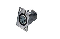 ROXTONE RX043F Разъем XLR панельный, "мама", 3-контактный