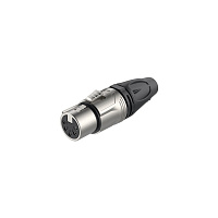 ROXTONE RX5F-NT Разъем XLR кабельный, "мама", 5-контактный, цвет серебро