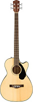 Fender CB-60SCE Bass Natural LR Электроакустическая бас-гитара, топ массив ели, цвет натуральный
