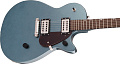 GRETSCH G2210 STRML JR JET CLB GNMTL электрогитара, цвет серо-голубой